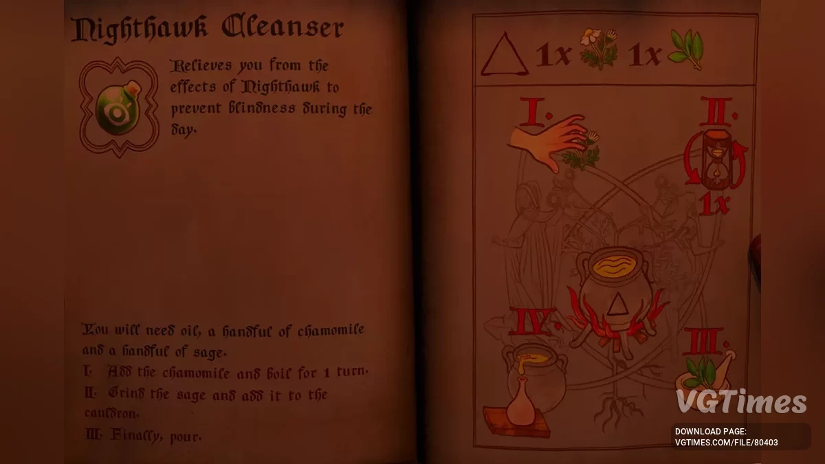 Kingdom Come: Deliverance 2 — Очищающее зелье "Ночного ястреба"