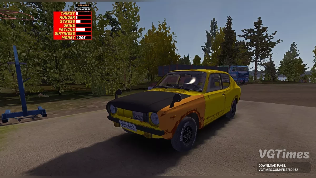 My Summer Car — Оранжевая Сатсума, 4000 марок, есть грузовик