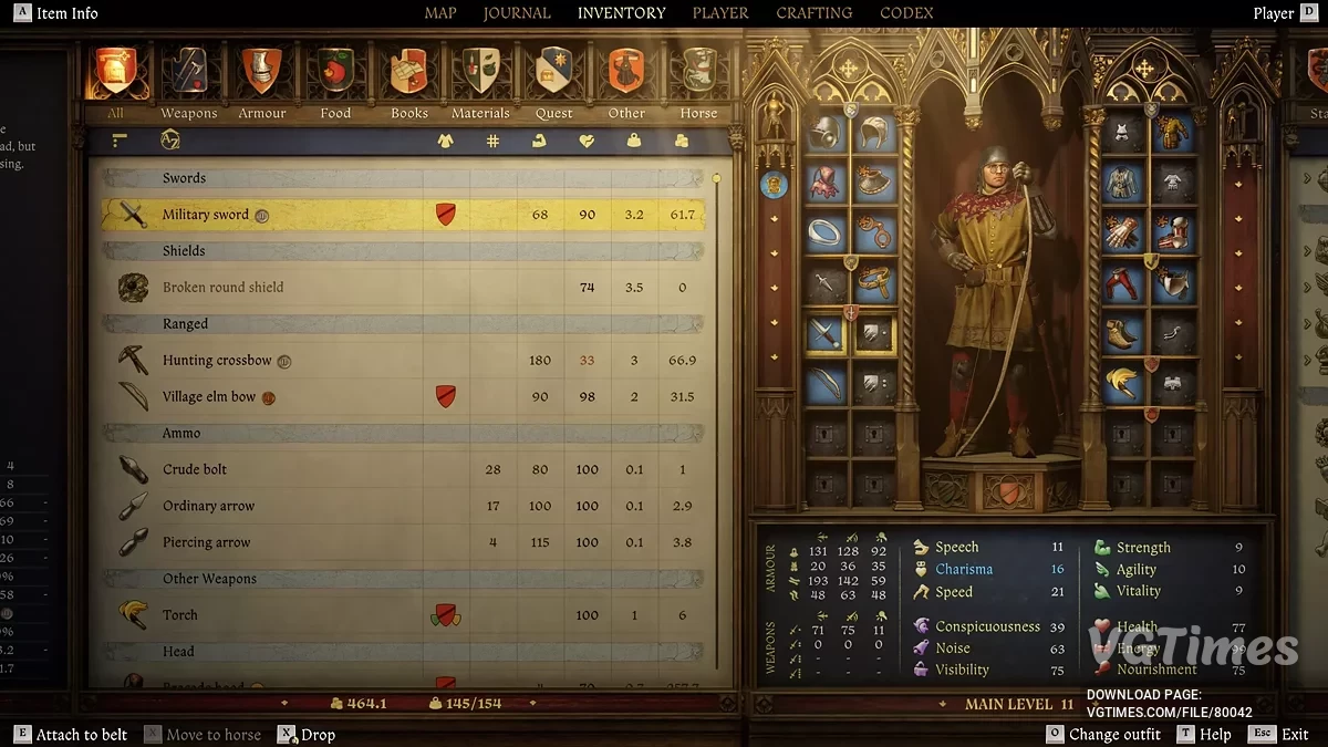 Kingdom Come: Deliverance 2 — Отключение bloom, виньетки, резкость (Hotkey)