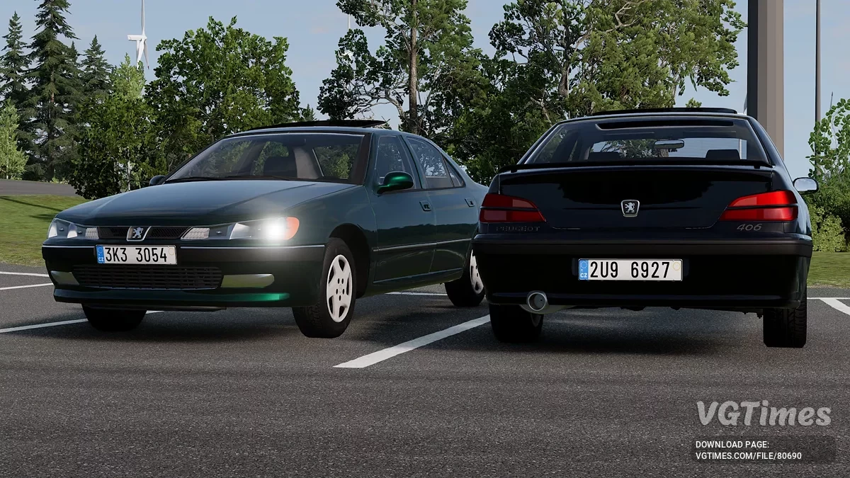 BeamNG.drive — Peugeot 406 v2.0 Modified