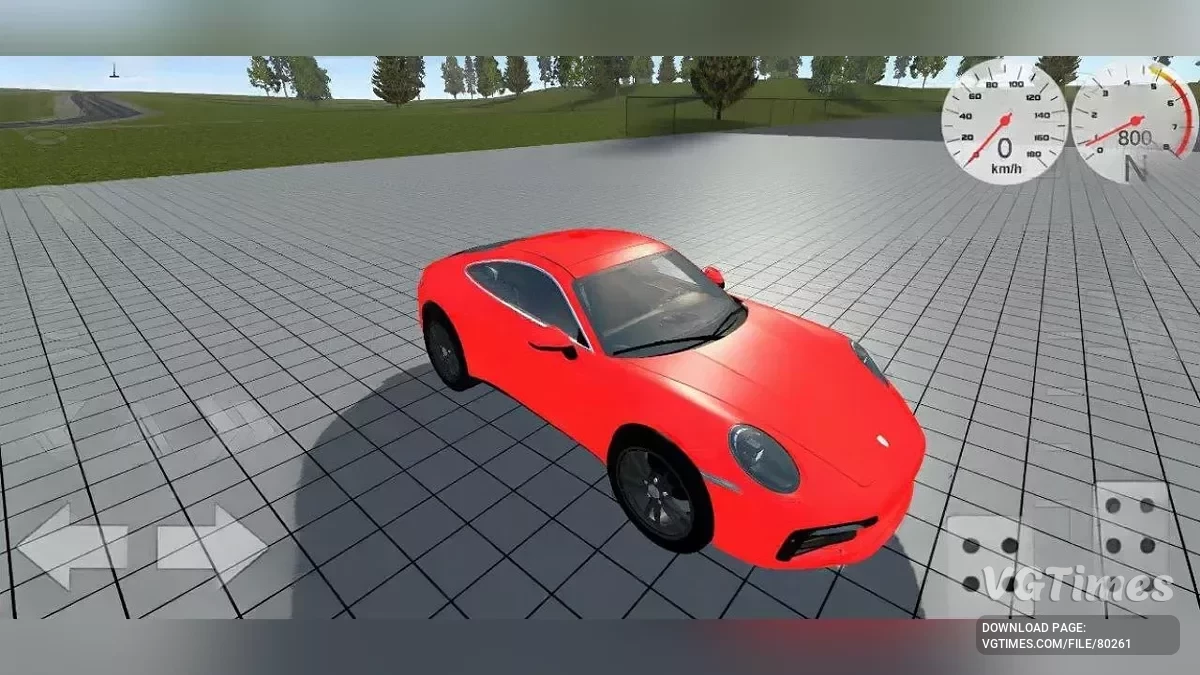 Simple Car Crash Physics Sim — Porsche Cayman 992