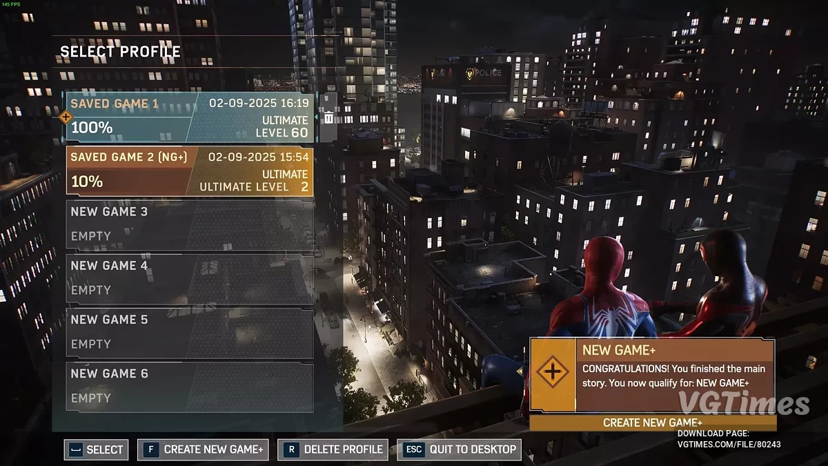 Marvel's Spider-Man 2 — Пройдено на 100 процентов