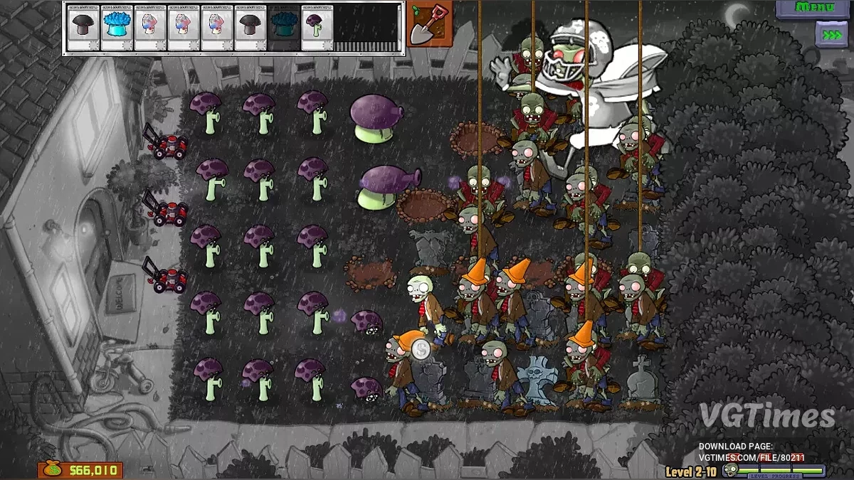 Plants vs. Zombies — PVZ: Anhedonia — мрачные тона и повышенная сложность