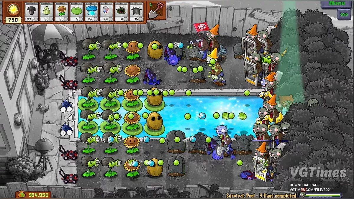 Plants vs. Zombies — PVZ: Anhedonia — мрачные тона и повышенная сложность