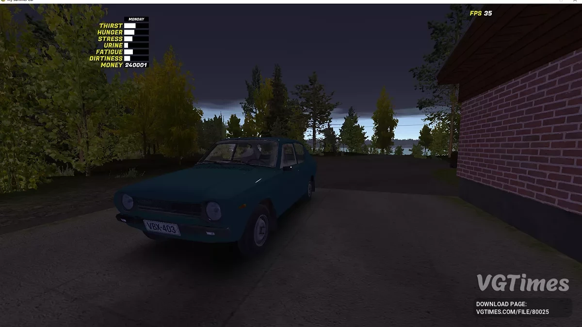 My Summer Car — Собранная Satsuma с деньгами и припасами