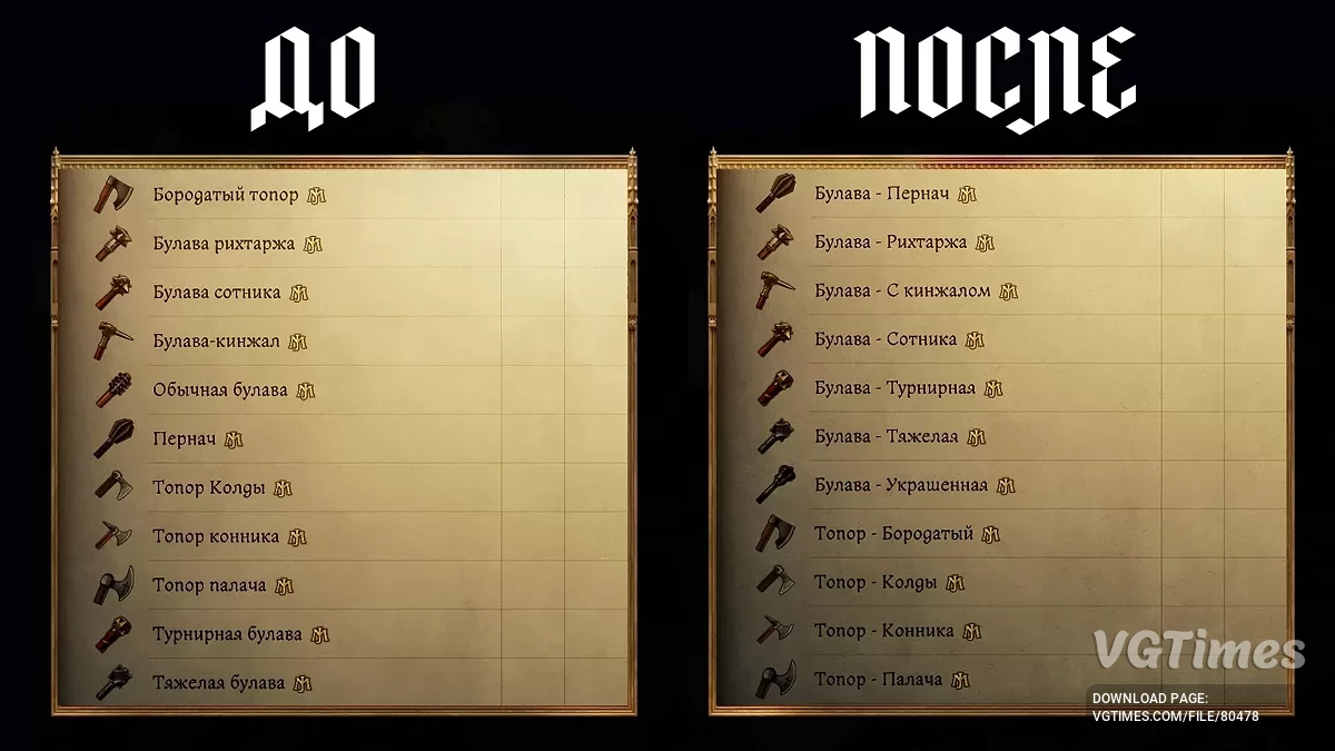 Kingdom Come: Deliverance 2 — Сортировка инвентаря