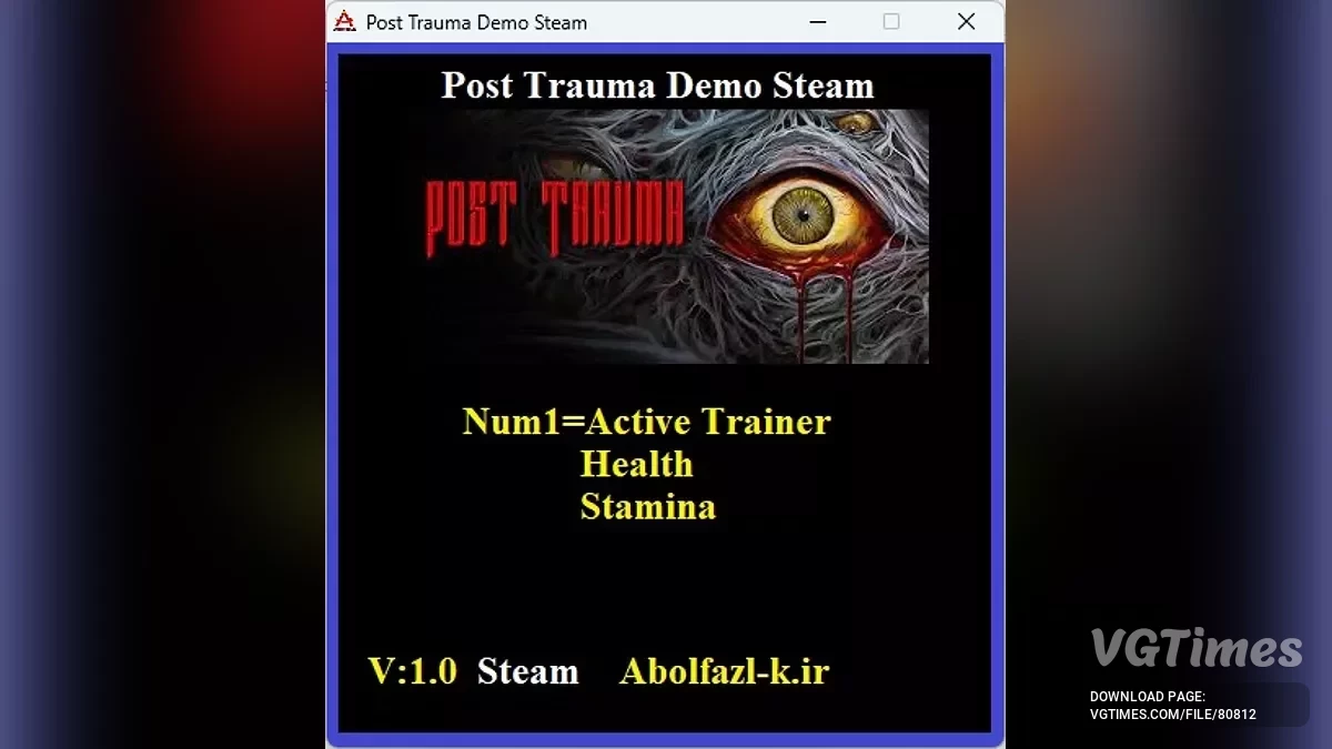 Post Trauma — Трейнер (+2) [1.0]