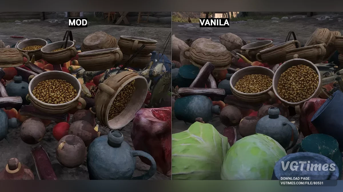 Kingdom Come: Deliverance 2 — Улучшенные текстуры еды