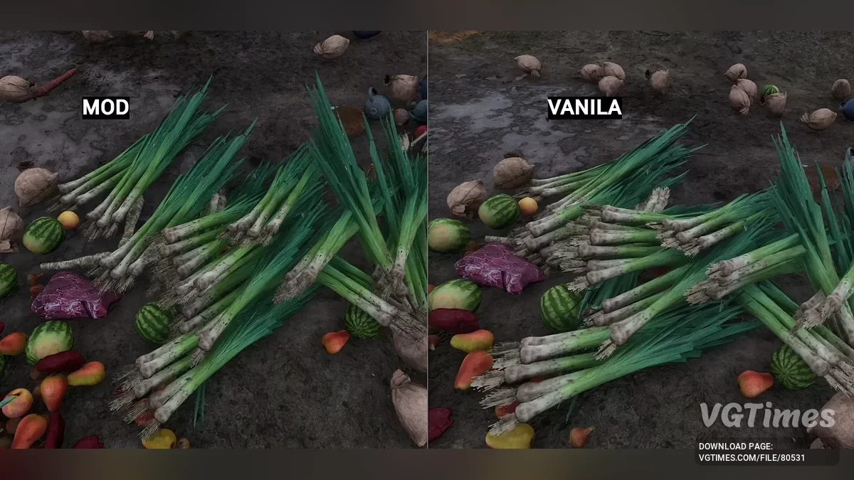 Kingdom Come: Deliverance 2 — Улучшенные текстуры еды