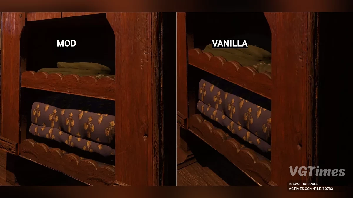 Kingdom Come: Deliverance 2 — Улучшенные текстуры общей мебели