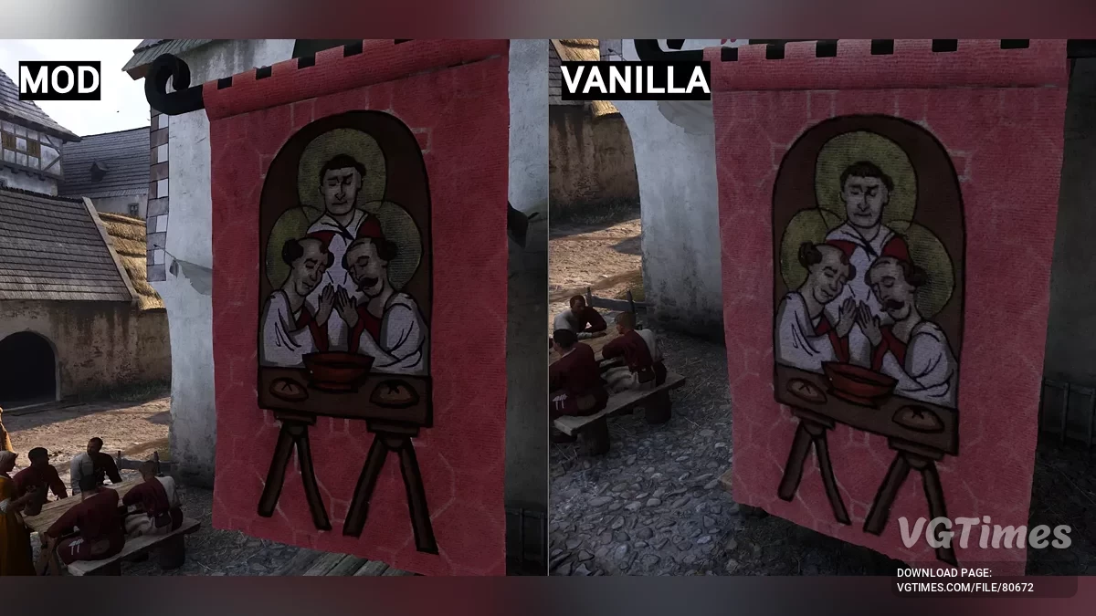 Kingdom Come: Deliverance 2 — Улучшенные уличные украшения