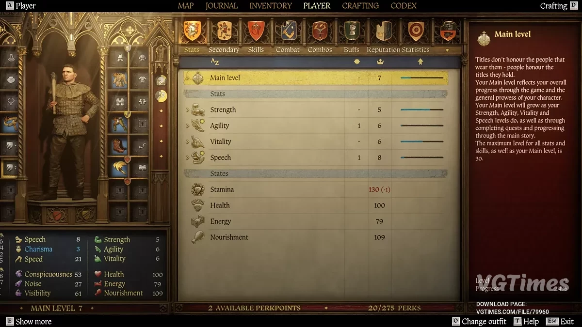 Kingdom Come: Deliverance 2 — Увеличенный шрифт