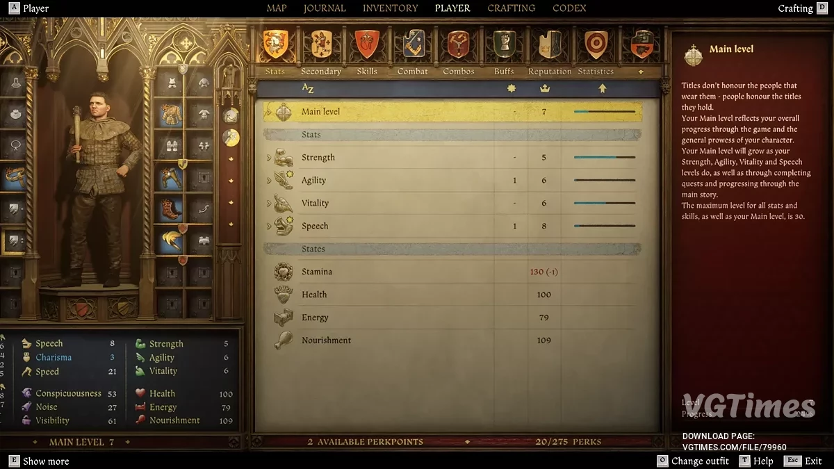 Kingdom Come: Deliverance 2 — Увеличенный шрифт