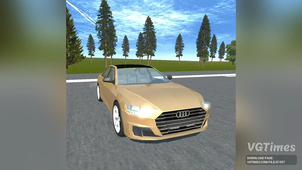 Simple Car Crash Physics Sim — Audi A8