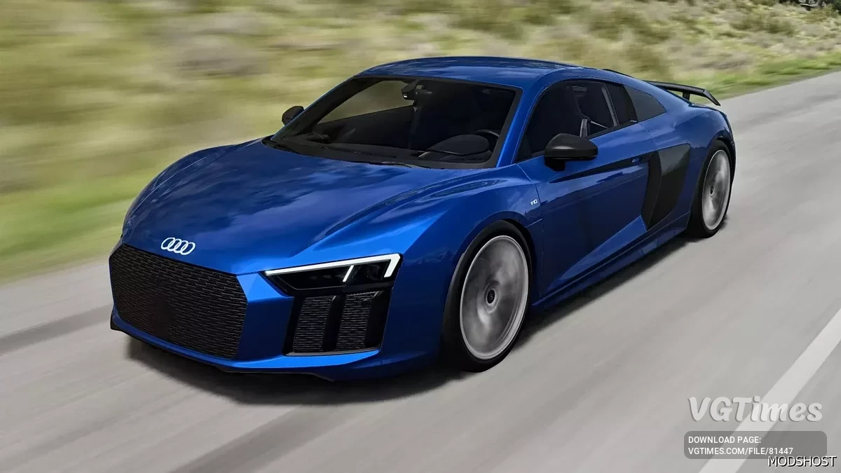 BeamNG.drive — Audi R8 v5.2 (0.34.x)