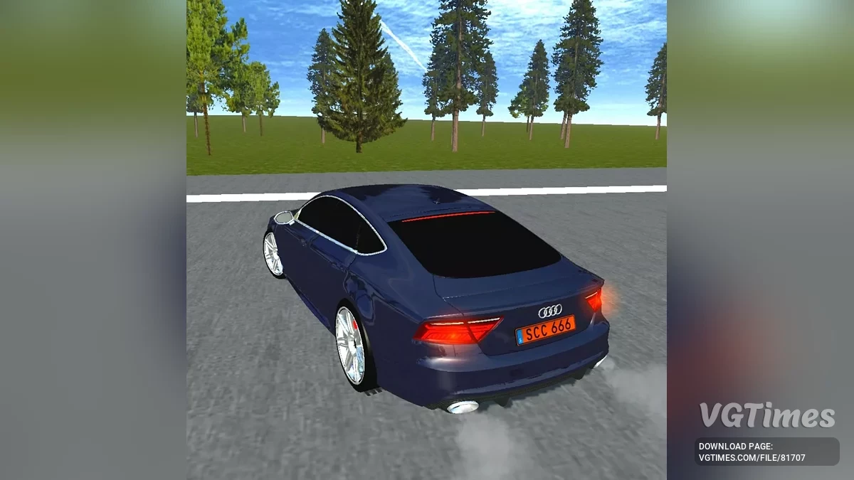 Simple Car Crash Physics Sim — Audi S7 2017