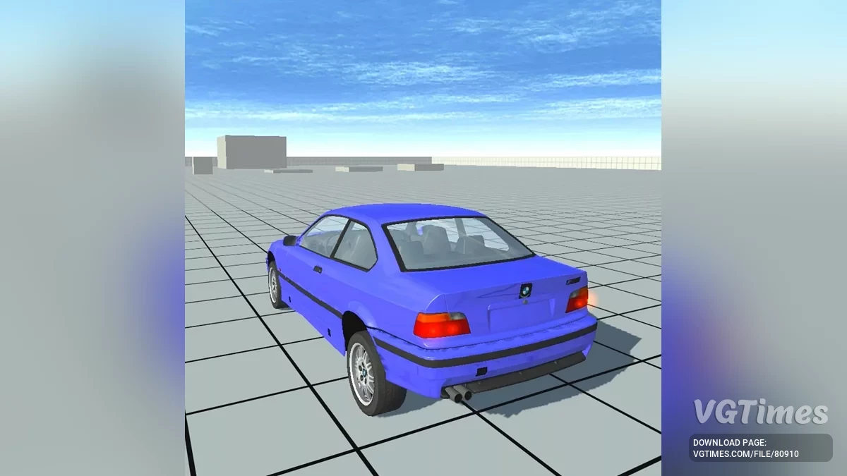 Not Simple Car Crash — BMW E36