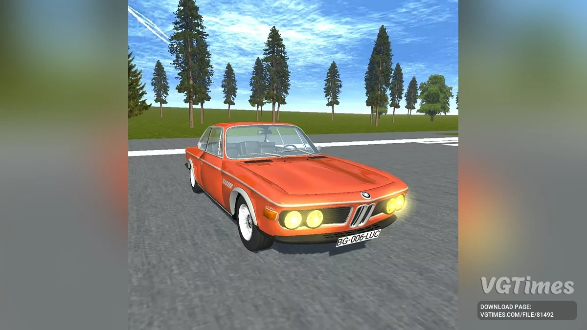 Simple Car Crash Physics Sim — BMW E9 3.0 CSL