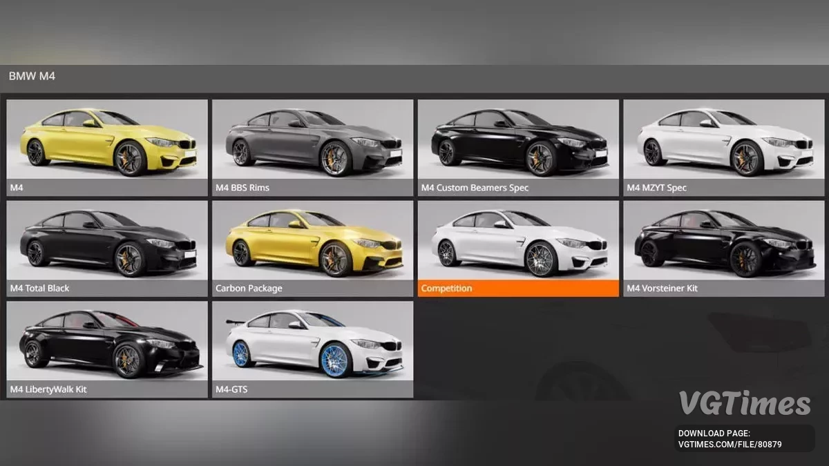 BeamNG.drive — BMW M4 Rework (0.34.x)