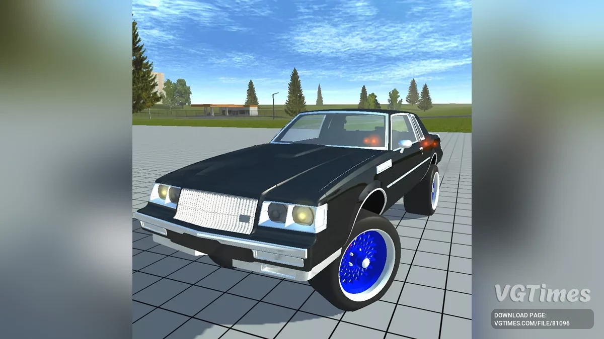 Simple Car Crash Physics Sim — Buick GNX