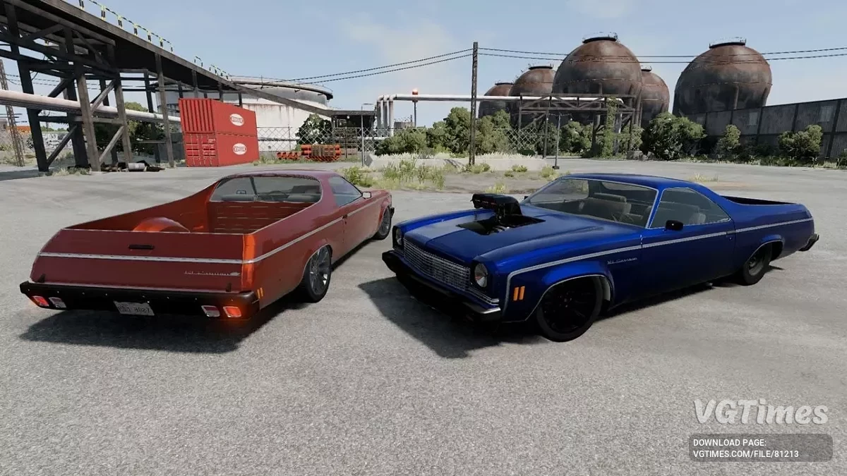 BeamNG.drive — Chevrolet El Camino 1973 (PGD) v1.01 (0.34.x)