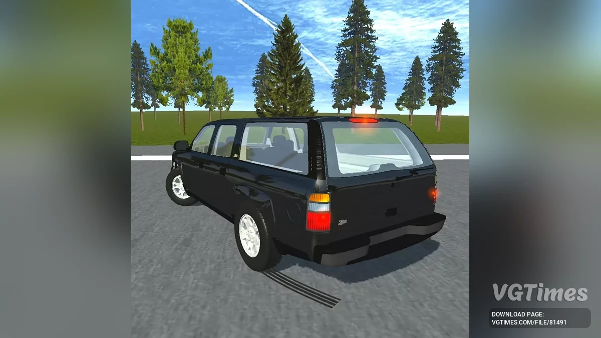 Simple Car Crash Physics Sim — Chevrolet Suburban