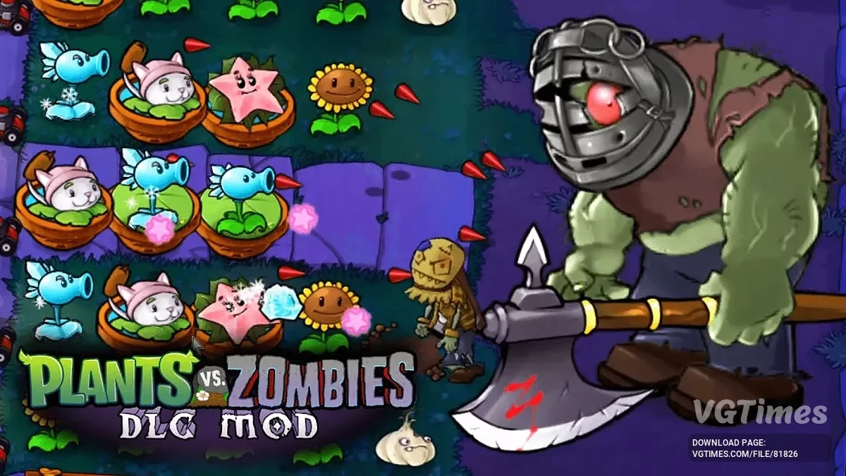 Plants vs. Zombies — Community DLC Mod — новые растения, зомби и мини-игры [2.2]