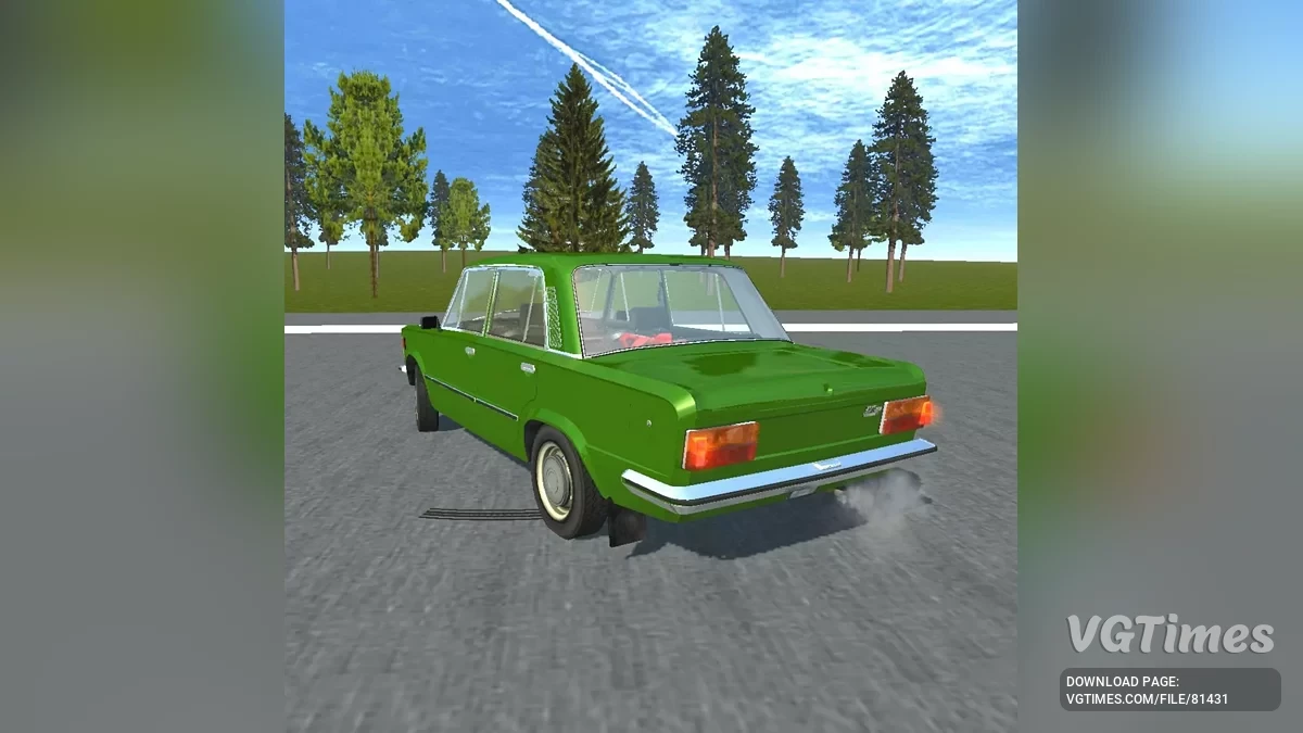 Simple Car Crash Physics Sim — Fiat 125
