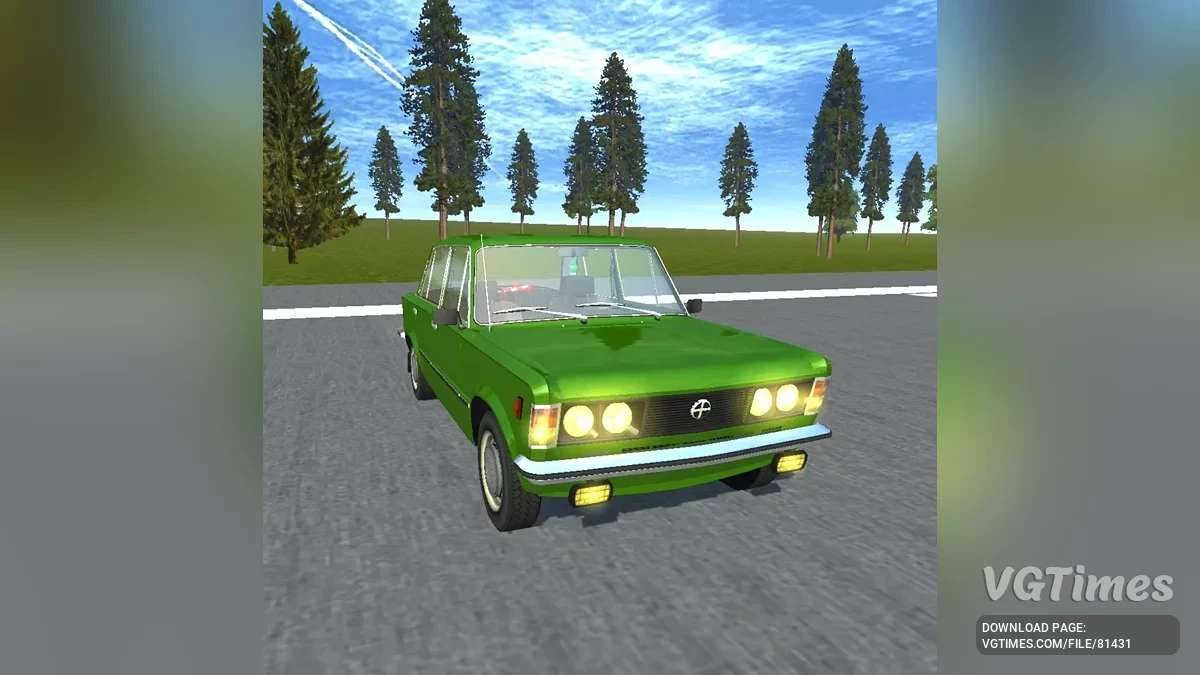 Simple Car Crash Physics Sim — Fiat 125