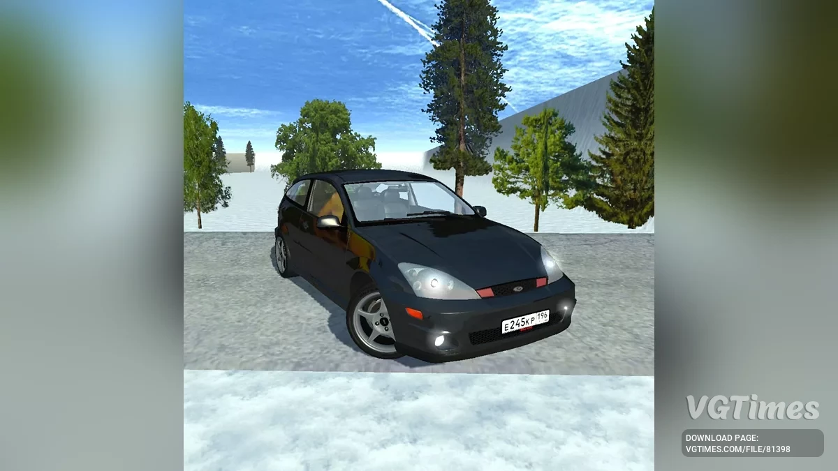 Simple Car Crash Physics Sim — Ford Focus