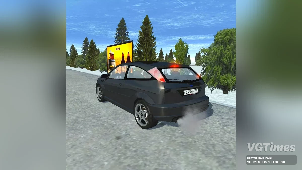 Simple Car Crash Physics Sim — Ford Focus