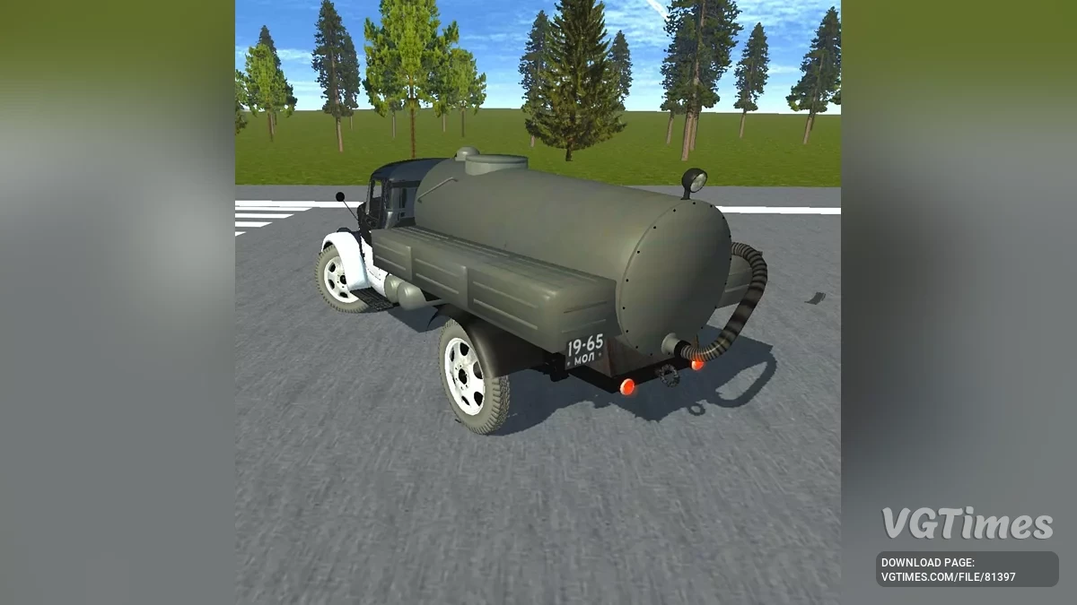 Simple Car Crash Physics Sim — ГАЗ 51 ассенизатор