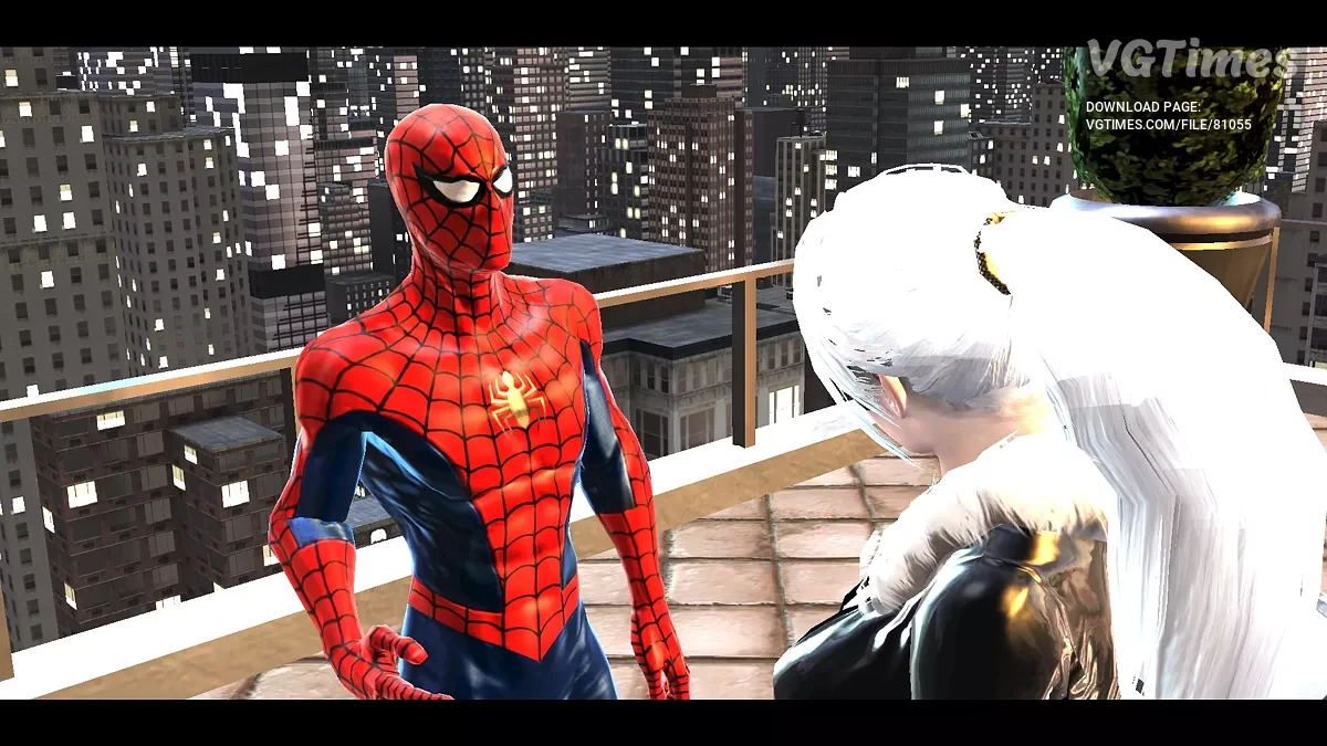 Spider-Man: Web of Shadows (2008) — HD Красный Костюм V6 и Полный Черный Костюм