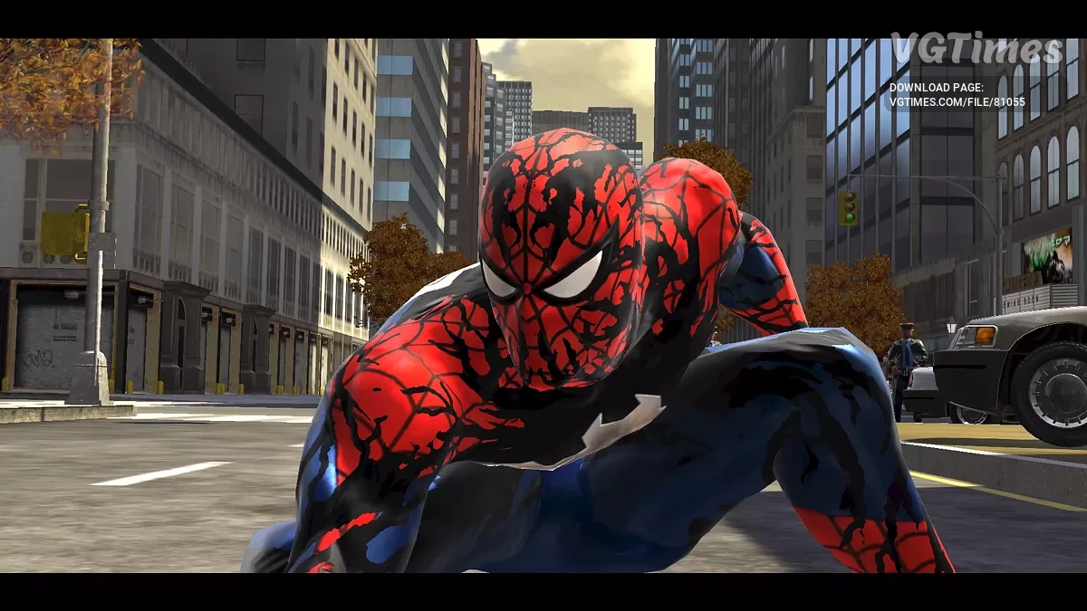 Spider-Man: Web of Shadows (2008) — HD красный костюм V6 и полностью черный костюм