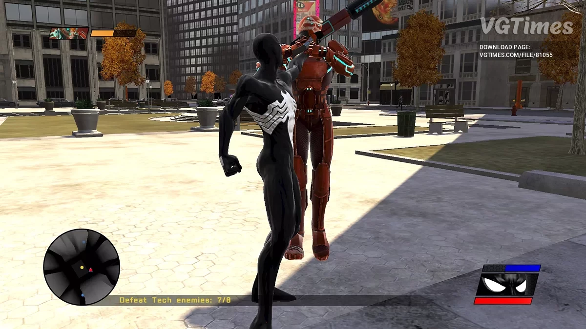 Spider-Man: Web of Shadows (2008) — HD Красный Костюм V6 и Полный Черный Костюм
