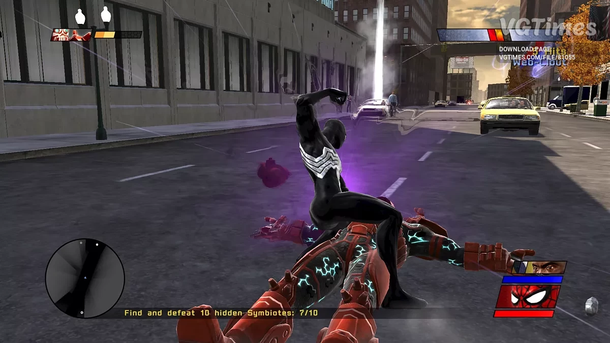 Spider-Man: Web of Shadows (2008) — HD Красный Костюм V6 и Полный Черный Костюм