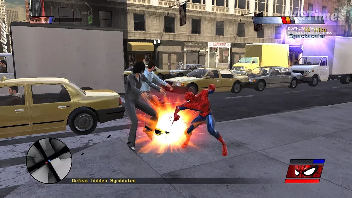 Spider-Man: Web of Shadows (2008) — HD Красный Костюм V6 и Полный Черный Костюм