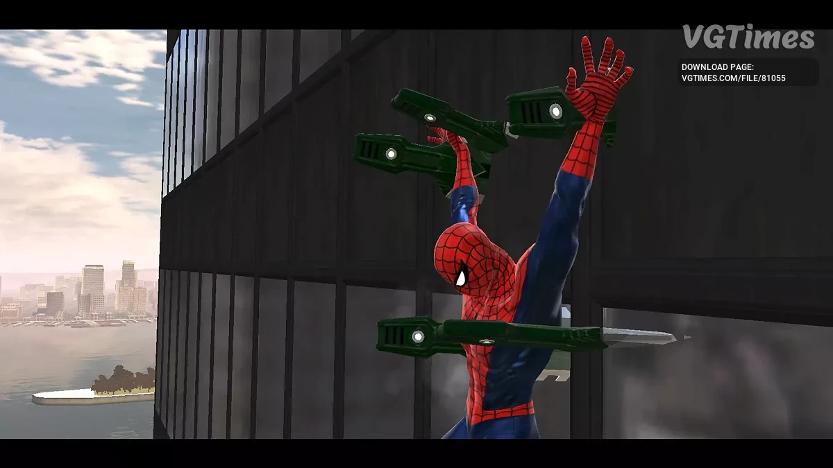 Spider-Man: Web of Shadows (2008) — HD Красный Костюм V6 и Полный Черный Костюм