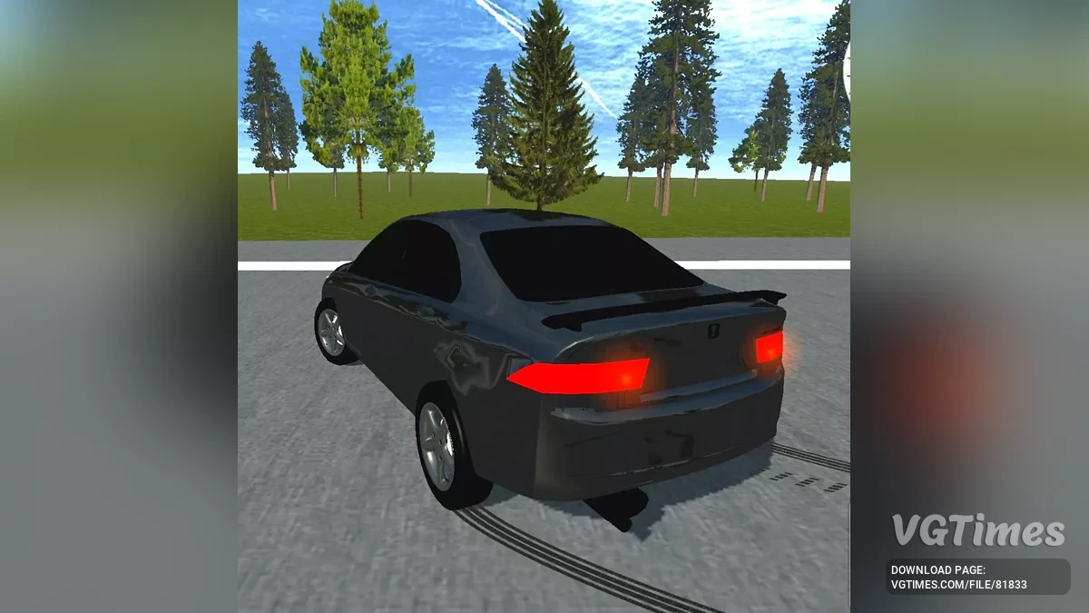 Simple Car Crash Physics Sim — Honda Accord TSX