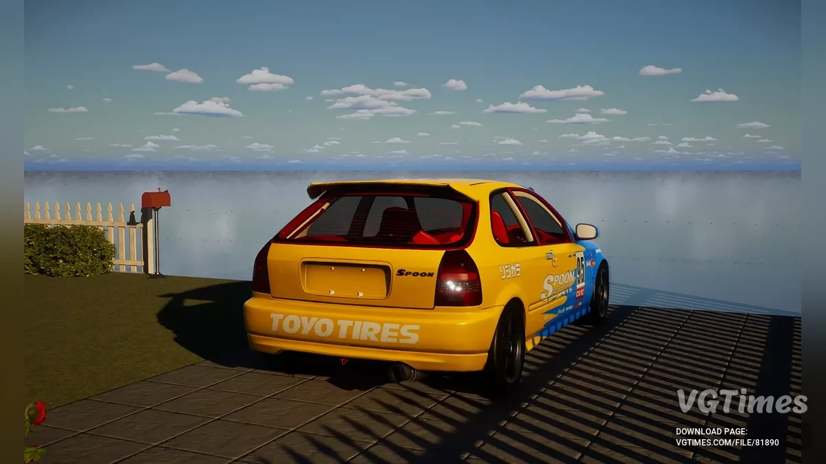 inZOI — Honda Civic Ek9 Spoon Sports (украшение)