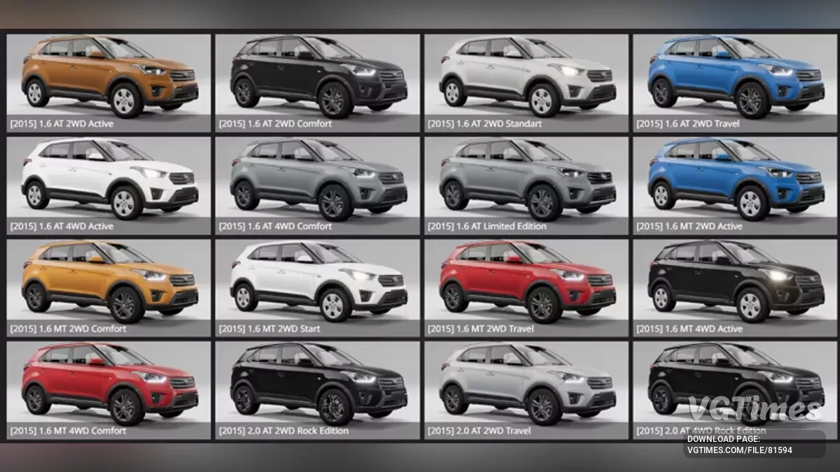 BeamNG.drive — Hyundai Creta/ix25 v1.3 (0.34.x)