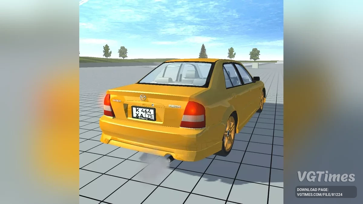 Simple Car Crash Physics Sim — Mazda SpeedFamilia