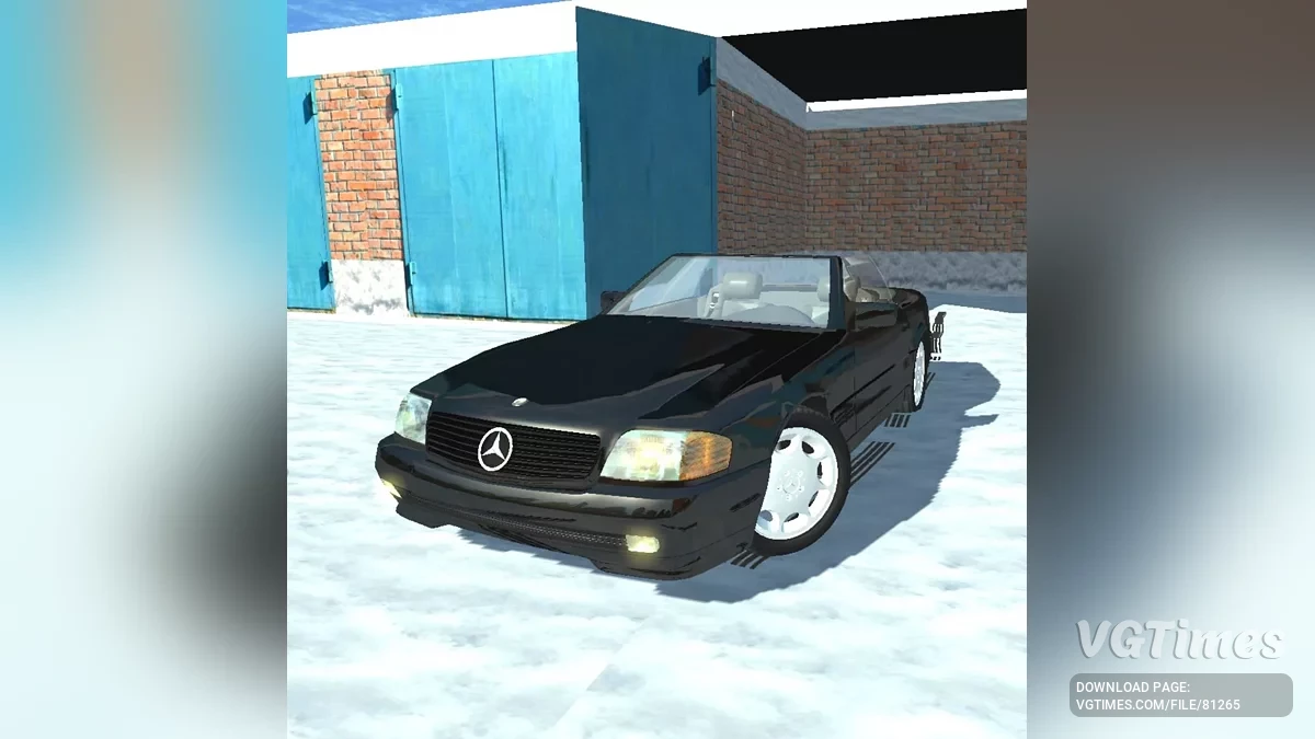 Simple Car Crash Physics Sim — Mercedes-Benz Sl500 R129