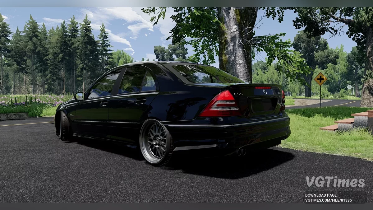 BeamNG.drive — Mercedes C-Class W203
