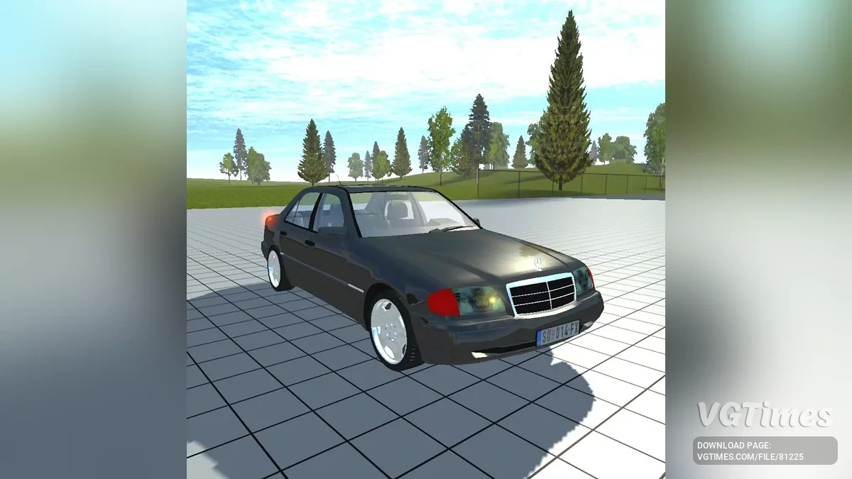 Simple Car Crash Physics Sim — Merсedes-Benz C220 W202