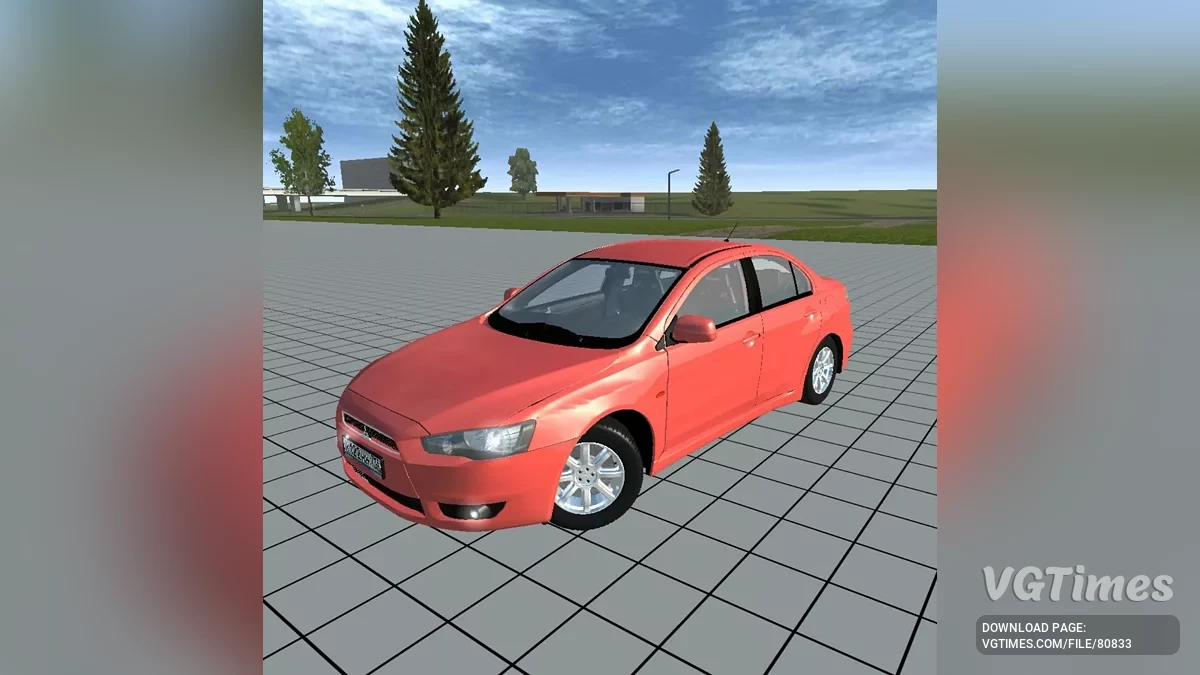 Simple Car Crash Physics Sim — Mitsubishi Lancer X