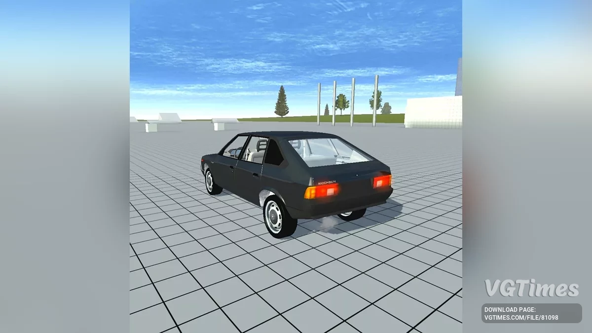 Simple Car Crash Physics Sim — Москвич 2141