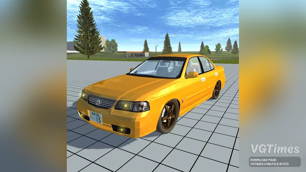 Simple Car Crash Physics Sim — Nissan Sunny