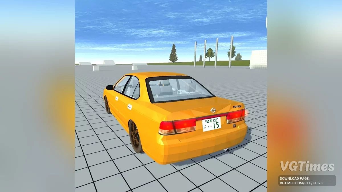 Simple Car Crash Physics Sim — Nissan Sunny