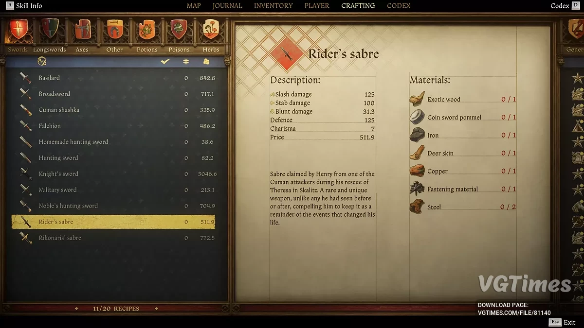 Kingdom Come: Deliverance 2 — Новое оружие и эскизы